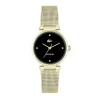 Montre Femme LACOSTE ORBA NOIR Acier Doré