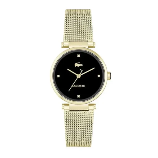 Montre Femme LACOSTE ORBA NOIR Acier Doré