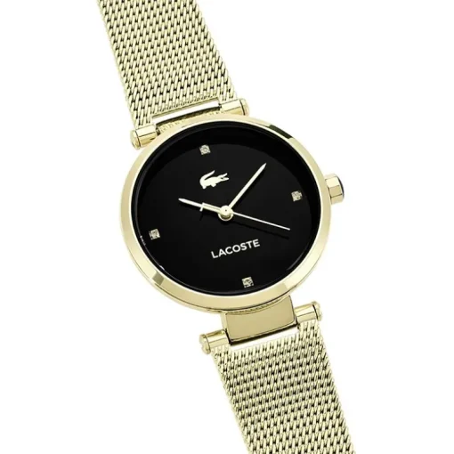Montre Femme LACOSTE ORBA NOIR Acier Doré