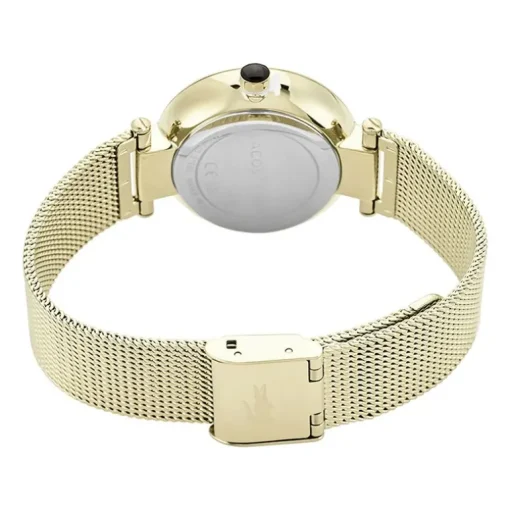 Montre Femme LACOSTE ORBA NOIR Acier Doré
