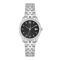 Montre Femme LACOSTE TUILERIE NOIR Acier Argenté