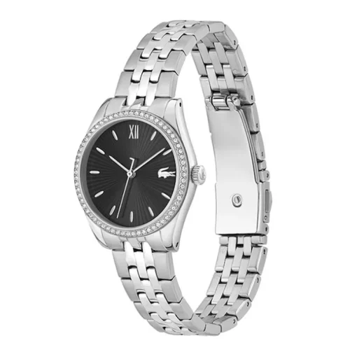 Montre Femme LACOSTE TUILERIE NOIR Acier Argenté