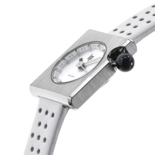 Montre Femme Lip 2000 Mini Square Cuir Blanc 671193