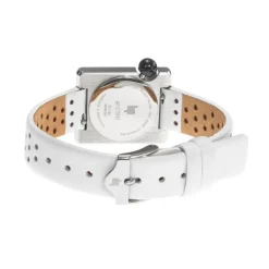 Montre Femme Lip 2000 Mini Square Cuir Blanc 671193