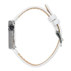 Montre Femme Lip 2000 Mini Square Cuir Blanc 671193