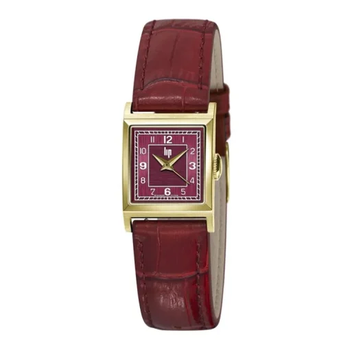 Montre Femme LIP C18 Cuir Rouge