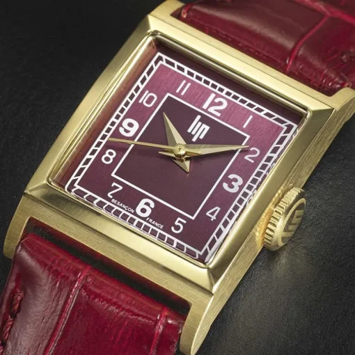Montre Femme LIP C18 Cuir Rouge