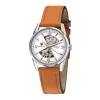 montre femme LIP Himalaya cuir orange