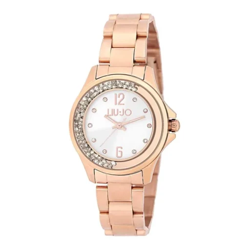 Montre Femme LIU JO Acier Doré Rose TLJ1626