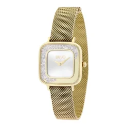 Montre Femme LIU JO Dancing Square Acier Doré TLJ2010