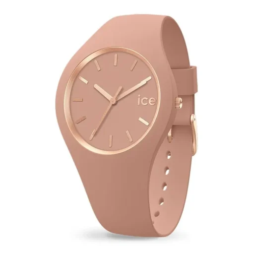 Montre Femme M ICE WATCH GLAM BRUSHED Silicone Brun