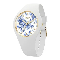 Montre Femme M ICE WATCH PORCELAIN WHITE Silicone Blanc