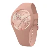 Montre Femme M ICE WATCH FLOWER Silicone Rose