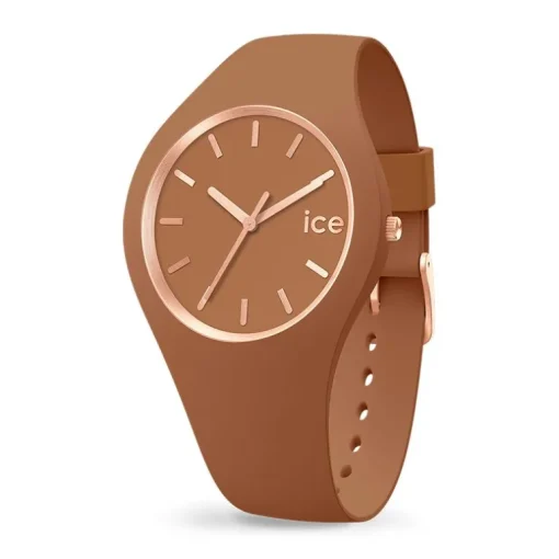 Montre Femme M ICE WATCH GLAM BRUSHED Silicone Brun