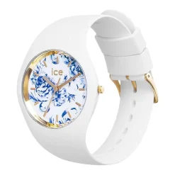 Montre Femme M ICE WATCH PORCELAIN WHITE Silicone Blanc