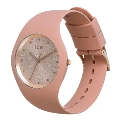 Montre Femme M ICE WATCH FLOWER Silicone Rose