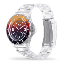 Montre Femme M ICE WATCH CLEAR SUNSET FIRE Plastique Transparent