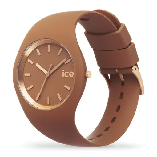 Montre Femme M ICE WATCH GLAM BRUSHED Silicone Brun