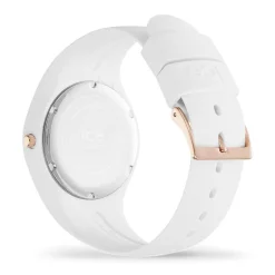 Montre Femme M ICE WATCH FLOWER WHITE SAGE Silicone Blanc