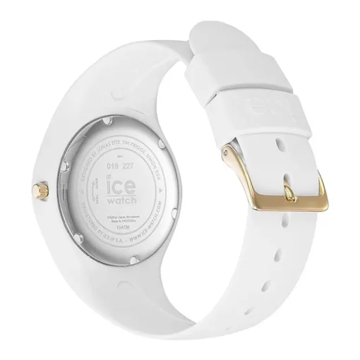 Montre Femme M ICE WATCH PORCELAIN WHITE Silicone Blanc