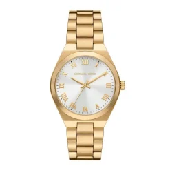 Montre Femme MICHAEL KORS LENNOX BLANC Acier Doré