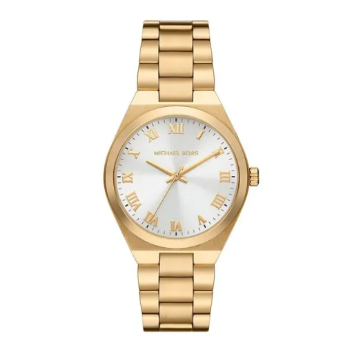 Montre Femme MICHAEL KORS LENNOX BLANC Acier Doré