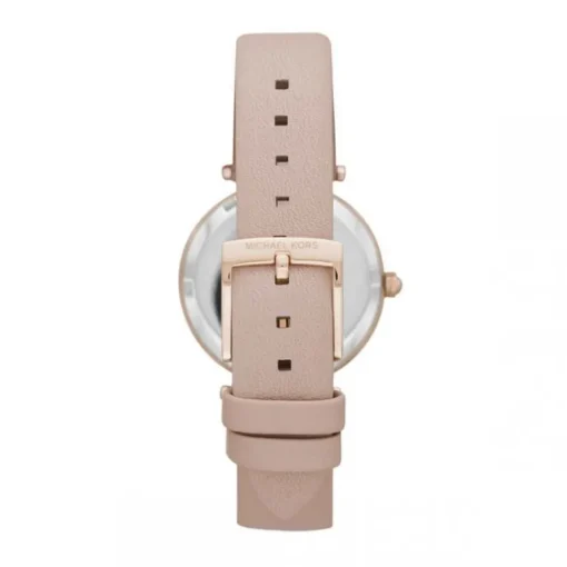 Montre Femme Michael Kors cuir rose poudré