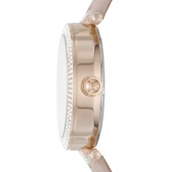 Montre Femme Michael Kors cuir rose poudré