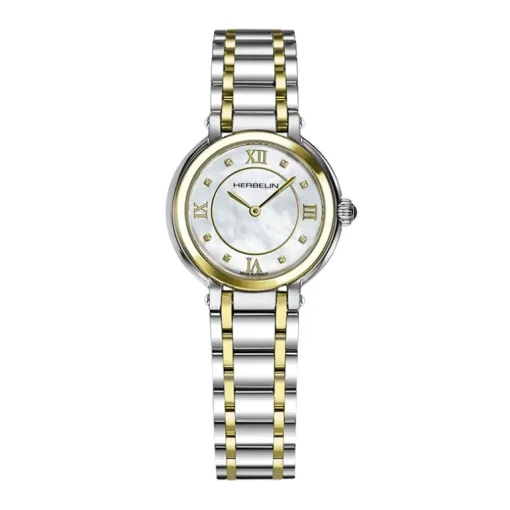 Montre Femme MICHEL HERBELIN GALET Acier Inoxydable Bicolore 17430BT59