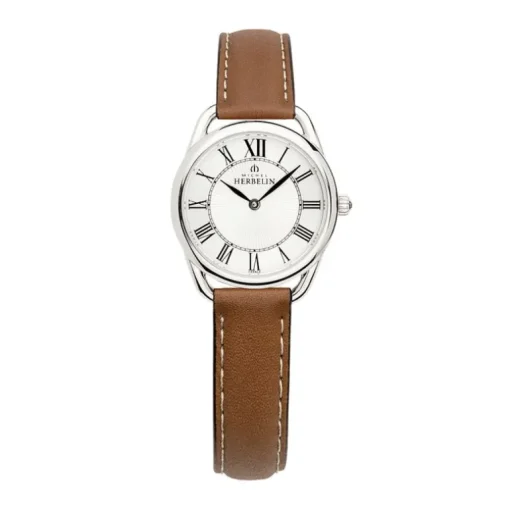 Montre Femme MICHEL HERBELIN EQUINOXE Cuir Marron 17497AP08GD