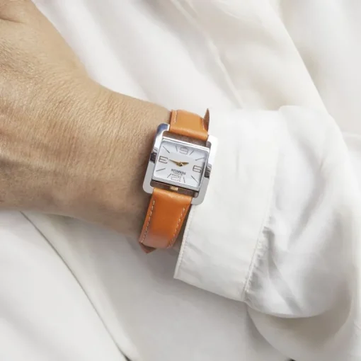 montre femme MICHEL HERBELIN V AVENUE cuir marron 17137TR11MD