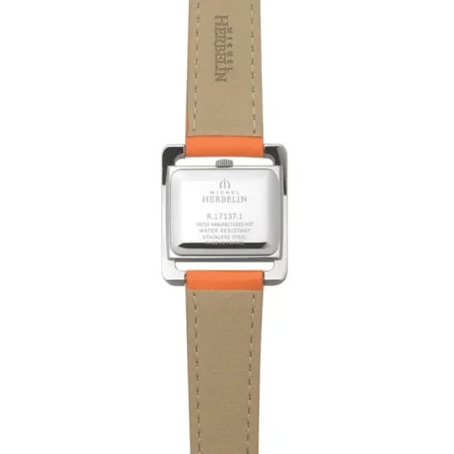 montre femme MICHEL HERBELIN V AVENUE cuir marron 17137TR11MD