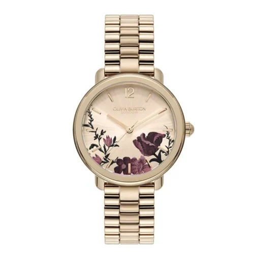 Montre Femme OLIVIA BURTON Signature Acier Doré Rose 24000207