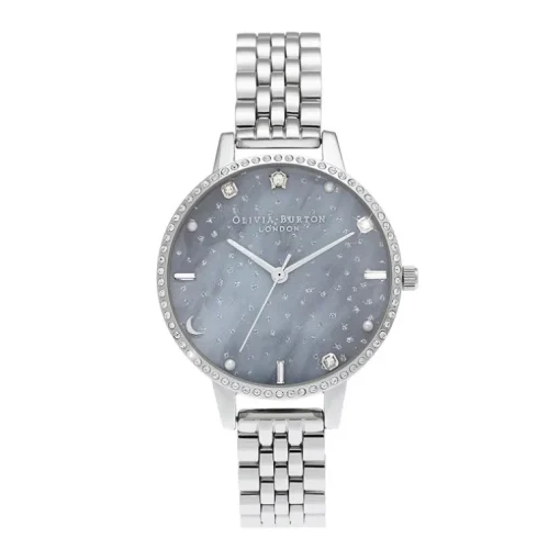 Montre Femme OLIVIA BURTON NIGHT SKY Acier Argenté
