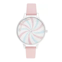 Montre femme OLIVIA BURTON Candy Shop cuir rose