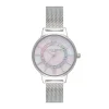 Montre femme olivia burton Wonderland acier argenté