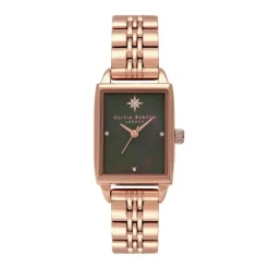 montre femme olivia burton Northern Light acier doré roe