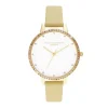 Montre Femme Olivia Burton Soleil Cuir Jaune
