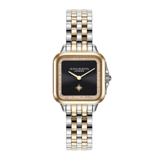 Montre Femme Olivia Burton Grosvenor Acier Bicolore 24000124