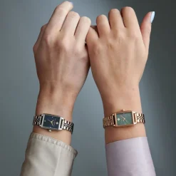montre femme olivia burton Northern Light acier doré roe