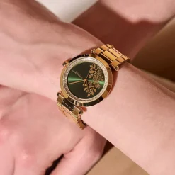 Montre Femme OLIVIA BURTON SPORTS FLORALE Acier Doré