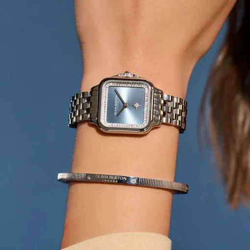 Montre Femme OLIVIA BURTON GROSVENOR Acier Argenté
