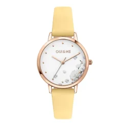 Montre Femme OUI&ME Cuir Jaune ME010377