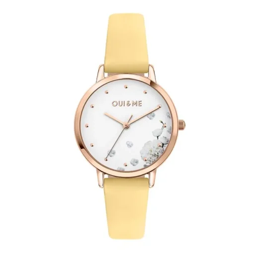 Montre Femme OUI&ME Cuir Jaune ME010377