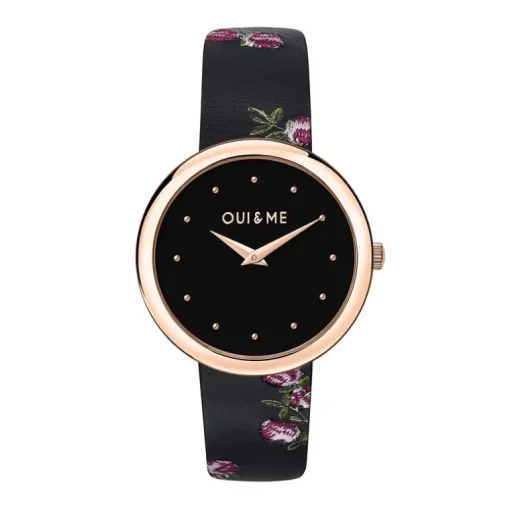 Montre Femme OUI&ME Cuir Noir ME010326