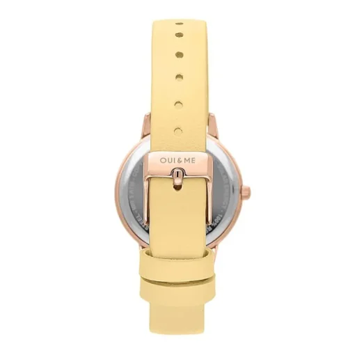 Montre Femme OUI&ME Cuir Jaune ME010377
