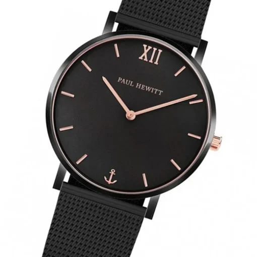 Montre Femme PAUL HEWITT SAILOR NOIR Acier Noir