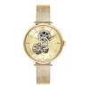 Montre Femme PIERRE LANNIER MELODIE Cadran Doré Bracelet Acier milanais Doré 349A502