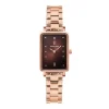 Montre Femme PIERRE LANNIER ARIANE Doré-rose Cadran Chocolat Bracelet Acier Doré-rose 052J988