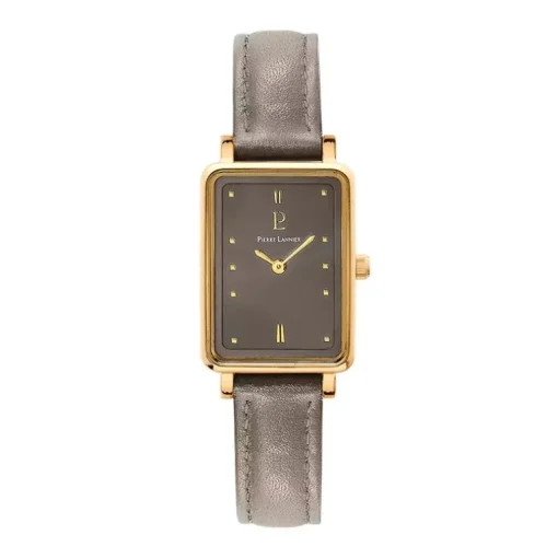 Montre Femme PIERRE LANNIER ARIANE Cadran Gris Bracelet Cuir Gris 050K530
